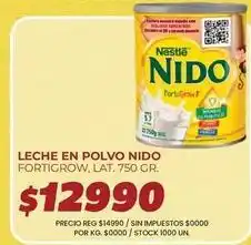 Supermercados Vea Nido - leche en polvo fortigrow oferta