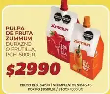 Supermercados Vea Pulpa de fruta oferta