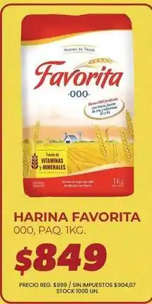 Supermercados Vea Favorita - harina favorita 000 oferta