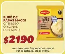 Supermercados Vea Maggi - puré de papas maggi cremoso original oferta
