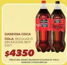 Supermercados Vea Coca cola - gaseosa coca cola oferta