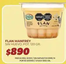 Supermercados Vea Manfrey - flan sin huevo oferta