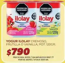 Supermercados Vea Ilolay - yogur ilolay cremoso oferta