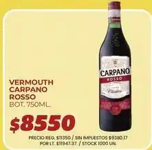 Supermercados Vea Carpano - vermouth oferta