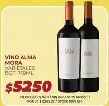 Supermercados Vea Alma mora - vino alma mora varietales oferta