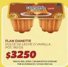 Supermercados Vea Danette - flan oferta
