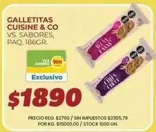Supermercados Vea Cuisine - galletitas cuisine & co vs. sabores oferta