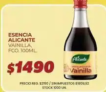 Supermercados Vea Alicante - esencia de vainilla oferta
