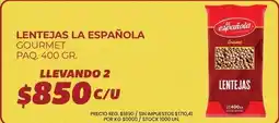 Supermercados Vea La española - lentejas gourmet paq. 400 gr oferta