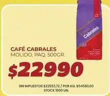 Supermercados Vea Cabrales - café cabrales molido oferta