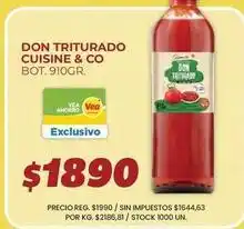 Supermercados Vea Cuisine - don triturado cuisine & co bot oferta