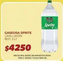 Supermercados Vea Sprite - gaseosa lima limón bot oferta
