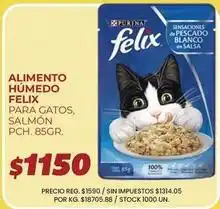 Supermercados Vea Felix - alimento húmedo para gatos, salmón pch oferta