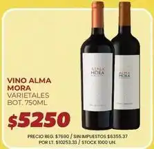 Supermercados Vea Alma mora - vino alma mora varietales bot. 750ml oferta