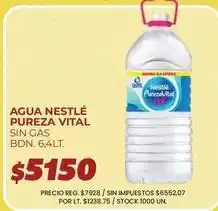 Supermercados Vea Pureza - agua oferta