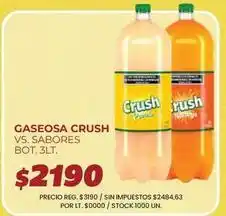 Supermercados Vea Crush - gaseosa oferta