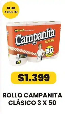Autoservicio Capo Campanita rollo clásico oferta