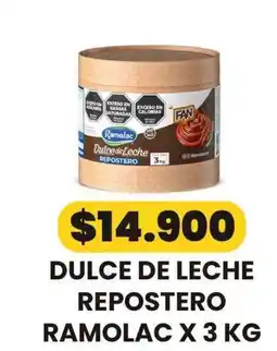 Autoservicio Capo Ramolac dulce de leche repostero oferta