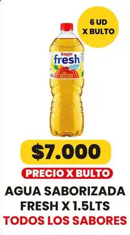 Autoservicio Capo Baggio agua saborizada fresh oferta