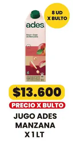 Autoservicio Capo Ades jugo manzana oferta