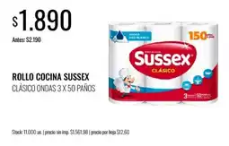 Supermercados Tadicor Sussex rollo cocina clásico ondas oferta