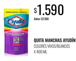 Supermercados Tadicor Ayudín quitamanchas colores vivos oferta