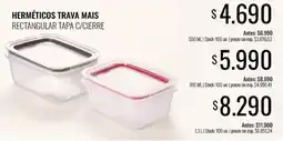 Supermercados Tadicor Herméticos trava mais rectangular tapa c/cierre oferta