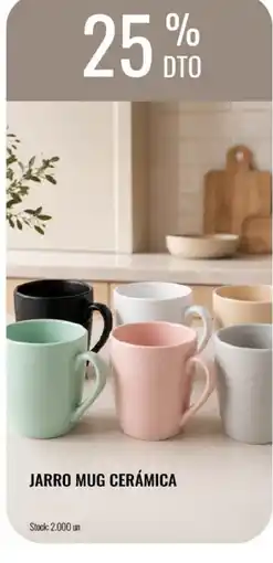 Supermercados Tadicor Jarro mug cerámica oferta