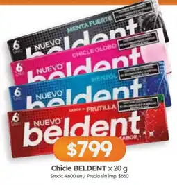 Cordiez Beldent chicle oferta