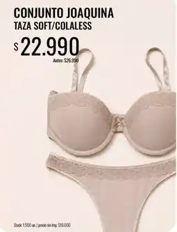 Supermercados Tadicor Joaquina conjunto taza soft/colaless oferta