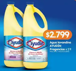 Cordiez Ayudín agua lavandina oferta