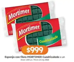 Cordiez Mortimer esponja con fibra cuadriculada oferta