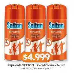 Cordiez Selton repelente uso cotidiano oferta