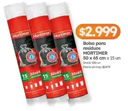 Cordiez Mortimer bolsa para residuos oferta