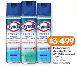 Cordiez Ayudín desinfectante aerosol oferta