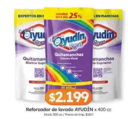 Cordiez Ayudín quitamanchas colores vivos oferta