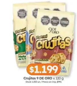 Cordiez 9 de oro crujitas oferta