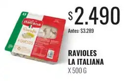 Supermercados Tadicor La italiana ravioles 4 quesos oferta