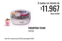 Supermercados Tadicor Yelmo yogurtera oferta