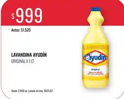Supermercados Tadicor Ayudín lavandina oferta