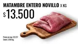 Supermercados Tadicor Matambre entero novillo oferta