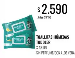Supermercados Tadicor Toddler toallitas húmedas oferta
