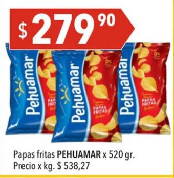 Hergo Pehuamar Papas fritas x 520gr oferta