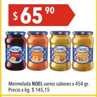 Hergo Noel Mermelada varios sabores x 454gr oferta