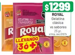 Almacor Royal gelatina clásica vs sabores oferta