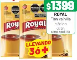 Almacor Royal flan vainilla clásico oferta