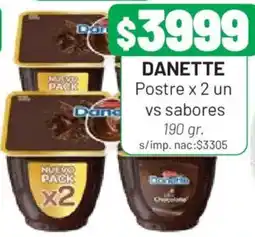 Almacor Danette postre x 2 un vs sabores oferta