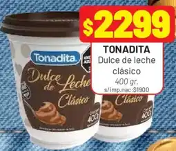 Almacor Tonadita dulce de leche clásico oferta