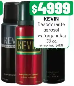Almacor Kevin desodorante aerosol vs fragancias oferta