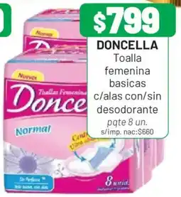 Almacor Doncella toalla femenina basicas oferta